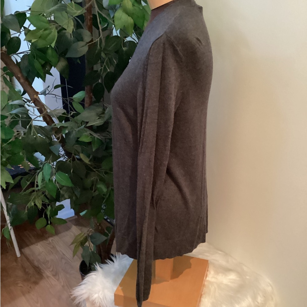 Old Navy dark gray lightweight cardigan open front Woman’s size Large - Picture 7 of 11